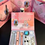 Vous cherchez une montre élégante qui fait plus que donner l’heure ❓ ❓ ❓ 🎀 Découvrez la Smartwatch A16 Plus – Le coffret qui fait briller chaque tenue.